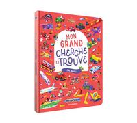 Mon grand cherche et trouve - En route ! Un livre grand format avec plus de 350 éléments à retrouver ! - Adélaïde Devos - Merci Les Livres - cartonné - Livre-jeu
