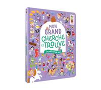 Mon grand cherche et trouve - Le petit monde rêvé: Un livre grand format avec plus de 350 éléments à retrouver !