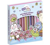 Collectif – Mon grand coffret de coloriage – 8 feutres à l'alcool, 1 stylo blanc, 32 coloriages