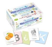 Collectif – Mon grand coffret Montessori lettres rugueuses – Majuscules & cursives, 104 lettres