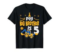 Mon grand frère a 5 ans, Boy Digger Construction T-Shirt