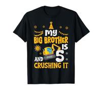 Mon Grand frère a 5 Ans, Boy Digger Construction T-Shirt