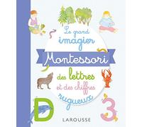 Mon grand imagier Montessori des lettres et des chiffres rugueux
