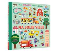 Mon grand livre à déplier - ma jolie ville - cherche et trouve géant ¿ tapis de jeu géant - dès 2 ans