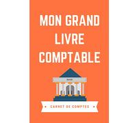 MON GRAND LIVRE COMPTABLE: Carnet de comptes pour comptabilité de particulier ou pour entreprise / recettes dépenses pour autoentrepreneur