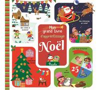 Mon grand livre d'apprentissage Noël - Elodie Berthon - Piccolia - cartonné - Document jeunesse