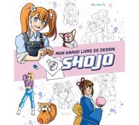 Mon grand livre de dessin - Shojo - Van Huy Ta - Fleurus - relié - Document jeunesse
