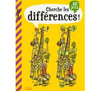Mon grand livre de jeux: Cherche les différences - Dès 7 ans