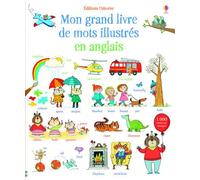 Mon grand livre de mots illustrés en anglais - Mairi Mackinnon - Usborne - broché - Document jeunesse