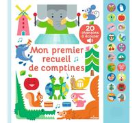 Mon grand livre sonore - Mon premier recueil de comptines - Dès 1 an