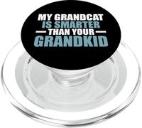 Mon Grand-père est Plus Intelligent Que Ton Grand-père Chat PopSockets PopGrip pour MagSafe