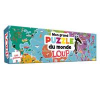 Mon grand puzzle du monde loup - - Orianne Lallemand - Auzou Éditions - Jeux livres objets