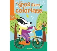 Mon gros livre de coloriage - Balade à vélo - Livre de coloriages pour enfants de 192 pages - Dès 3 ans