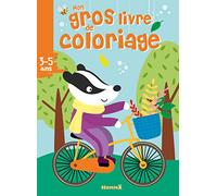 Mon gros livre de coloriage - Balade à vélo - Livre de coloriages pour enfants de 192 pages - Dès 3 ans