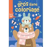 Mon gros livre de coloriage (Ours et lapin) - Collectif - Hemma - broché - Document jeunesse