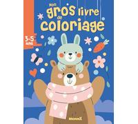 Mon gros livre de coloriage - Ours et lapin - Gros livre de 192 pages de coloriages - Dès 3 ans