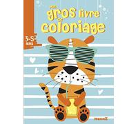 Mon gros livre de coloriage (Tigre avec lunettes)