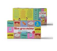 MON GROS MéMO LA MAISON (ARABE - FRANçAIS - ANGLAIS) - JEU DE MéMOIRE (+3ANS)