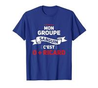 Mon Groupe Sanguin C'est O + Ricard - Apéro T-Shirt, Homme, Bleu Royal, S