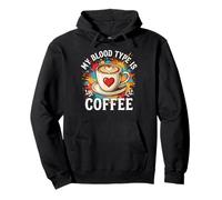 Mon Groupe sanguin est Coffee Funny Coffee Lovers Sweat à Capuche