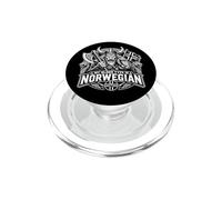 Mon Groupe sanguin est Guerrier Viking norvégien Norge Norvège PopSockets PopGrip pour MagSafe
