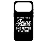 Mon Groupe sanguin est Jésus Prière Faith Coque pour iPhone 17 Pro Max