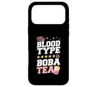 Mon Groupe sanguin est Le thé Boba Coque pour iPhone 17 Pro Max