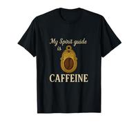 Mon guide spirituel, c'est la caféine, Dad Life Coffee Design T-Shirt