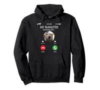 Mon Hamster Appelle Funny Hamster Meme Sweat à Capuche