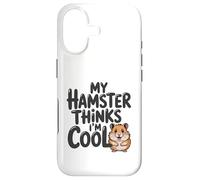 Mon Hamster Pense Que Je suis Cool, Adorable Animal de Compagnie Rongeur Coque pour iPhone 17