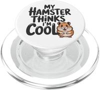 Mon Hamster Pense Que Je suis Cool, Adorable Animal de Compagnie Rongeur PopSockets PopGrip pour MagSafe