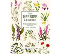 Mon herbier à colorier: 40 planches botaniques détachables à colorier ou à peindre