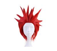 Mon Hero Academia Eijirou Kirishima Eijiro Rouge Court Perruque Cosplay Costume Boku Pas Hero Academia Résistant À La Chaleur Cheveux Hommes Perruques
