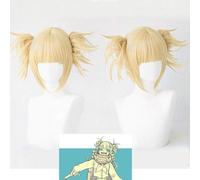 Mon héros académique Akademia Himiko Toga court blond clair Cosplay Anime perruque résistance à la chaleur Costume perruques cheveux comme image