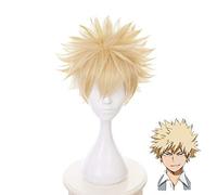 Mon héros académique Bakugou Katsuki Bakugo perruque courte Cosplay Costume Boku pas de héros académique résistant à la chaleur cheveux synthétiques hommes perruques MZ-1129