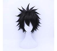 Mon héros académique Dabi noir perruque courte Cosplay Costume Boku pas de héros académique résistant à la chaleur cheveux synthétiques hommes femmes perruques