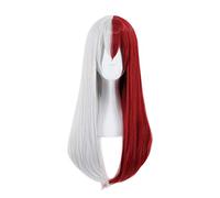 Mon héros académique Todoroki Shoto longue perruque Cosplay Costume Boku pas de héros académique femmes résistant à la chaleur cheveux Halloween fête perruques