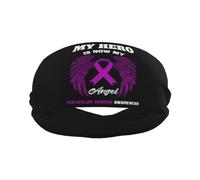 Mon Héros Est Maintenant Mon Ange : Sensibilisation Au Cancer des Testicules Unisexe Bandeaux Respirant Bandeau De Sport Antidérapant Bandeaux De Sport pour Entraînement Yoga Fitness Cyclisme