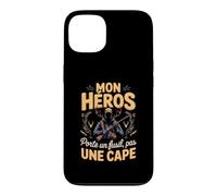 Mon Héros Porte Un Fusil Pas Une Cape Chasseur Coque pour iPhone 13