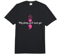 Mon Histoire n'est Pas Encore terminée Santé mentale Force du Point-Virgule Comfort Colors Adult Heavyweight T-Shirt