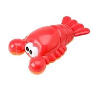 Mon Homard Nageur a remonter 13 x 8 cm - Jouet de Bain Bebe 12 Mois avec 1 Carte Animal