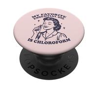 Mon Huile Essentielle préférée est Le chloroforme PopSockets PopGrip Adhésif