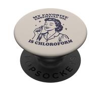 Mon Huile Essentielle préférée est Le chloroforme PopSockets PopGrip Adhésif