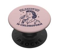 Mon Huile Essentielle préférée est Le chloroforme PopSockets PopGrip Adhésif