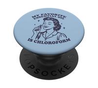 Mon Huile Essentielle préférée est Le chloroforme PopSockets PopGrip Adhésif