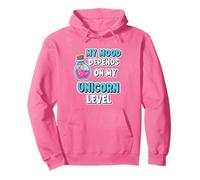 Mon Humeur dépend de Mon Niveau de Licorne Sweat à Capuche