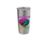 Mon hyperfixation n'a pas de conscience à la santé mentale Gobelet isotherme en acier inoxydable double paroi