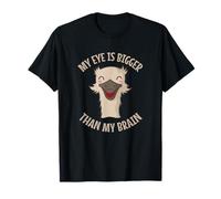 Mon œil est Plus Grand Que Mon Cerveau Oiseau d'autruche T-Shirt