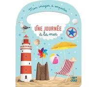 Mon imagier à emporter - Une journée à la mer - Collectif - Langue Au Chat - cartonné - Document jeunesse