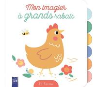 Mon imagier à grands rabats - La ferme - Collectif - Yoyo Books - cartonné - Document jeunesse